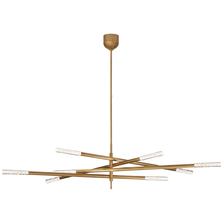 Rousseau Grande Eight Light Articulating Chandelier