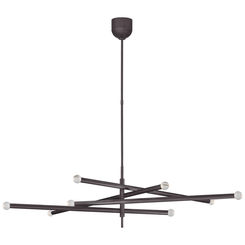 Rousseau Grande Eight Light Articulating Chandelier