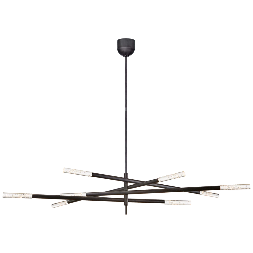 Rousseau Grande Eight Light Articulating Chandelier