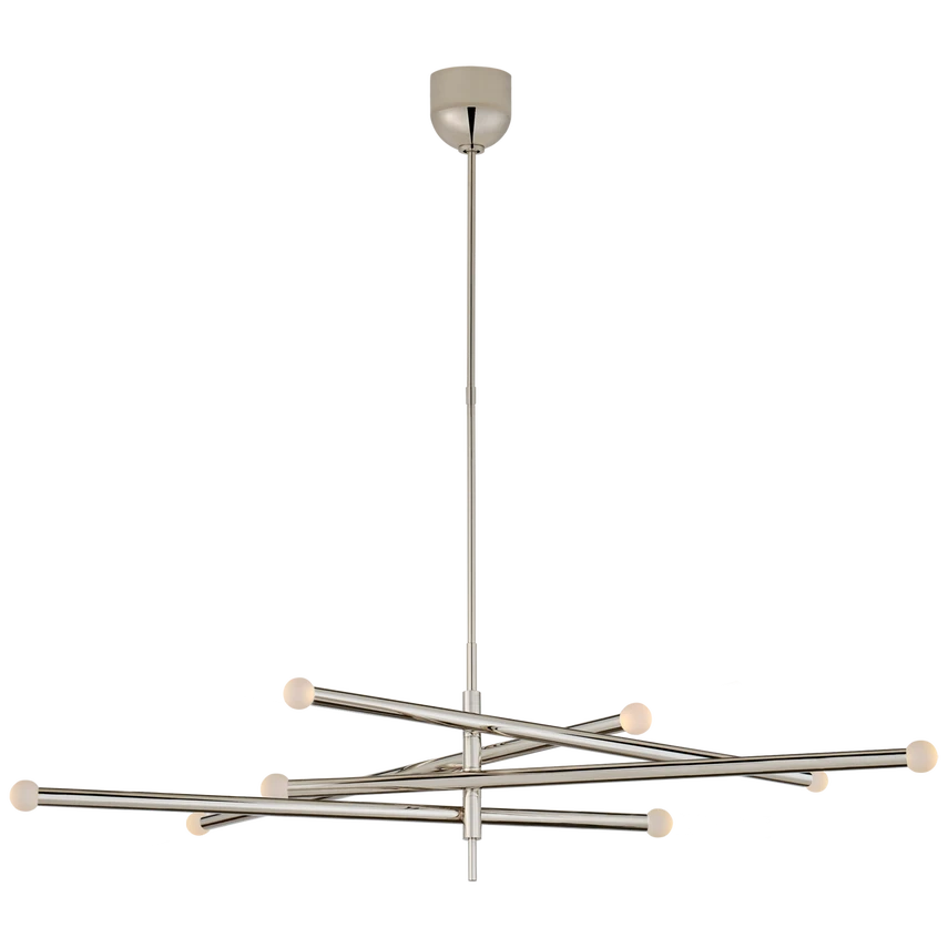 Rousseau Grande Eight Light Articulating Chandelier
