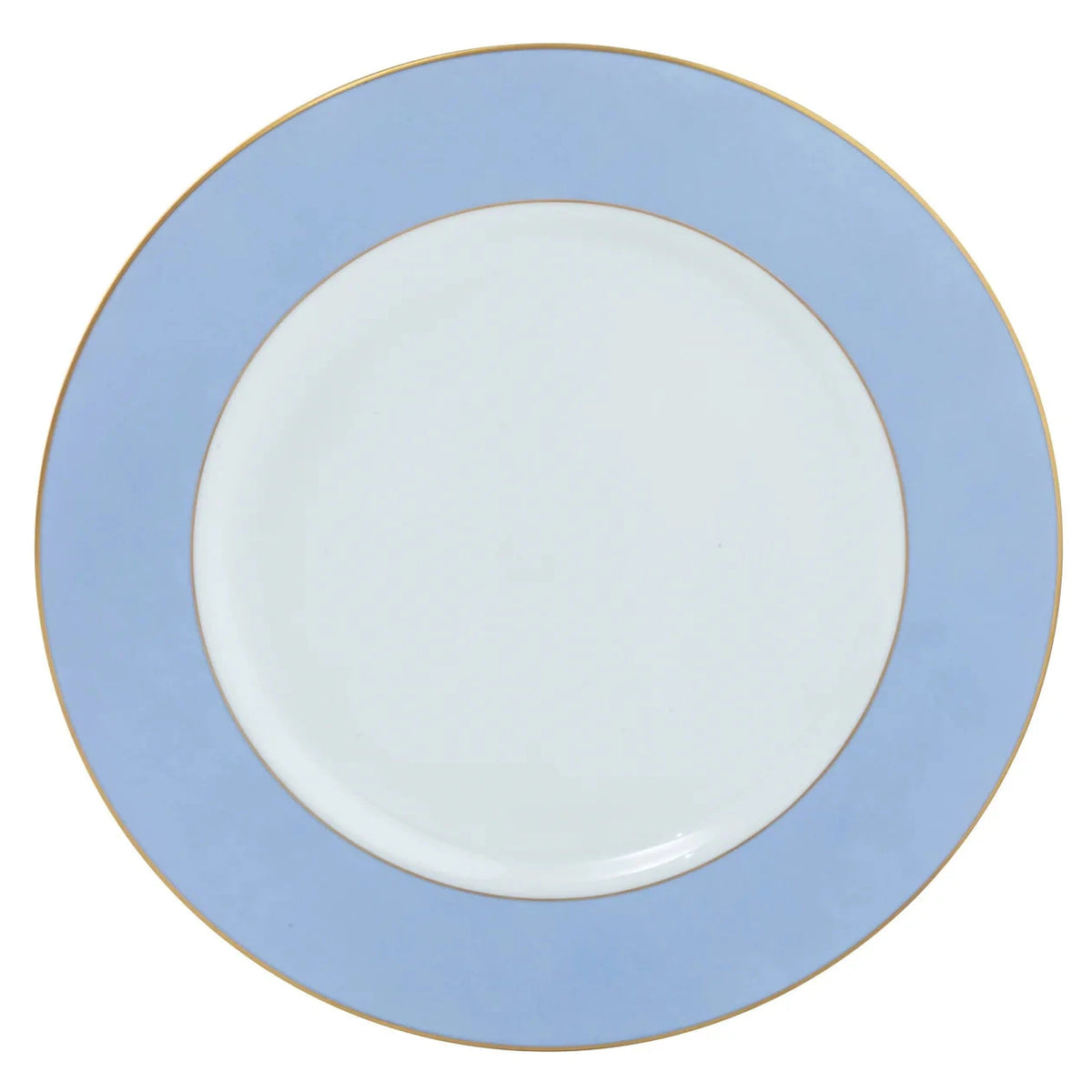 Salad/Dessert Plate in Ultra-White with Signature Gold Monogram