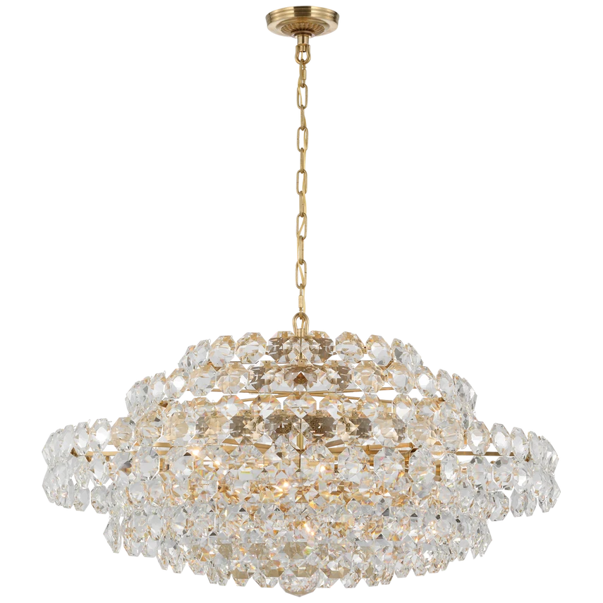Sanger Large Chandelier with Crystal
