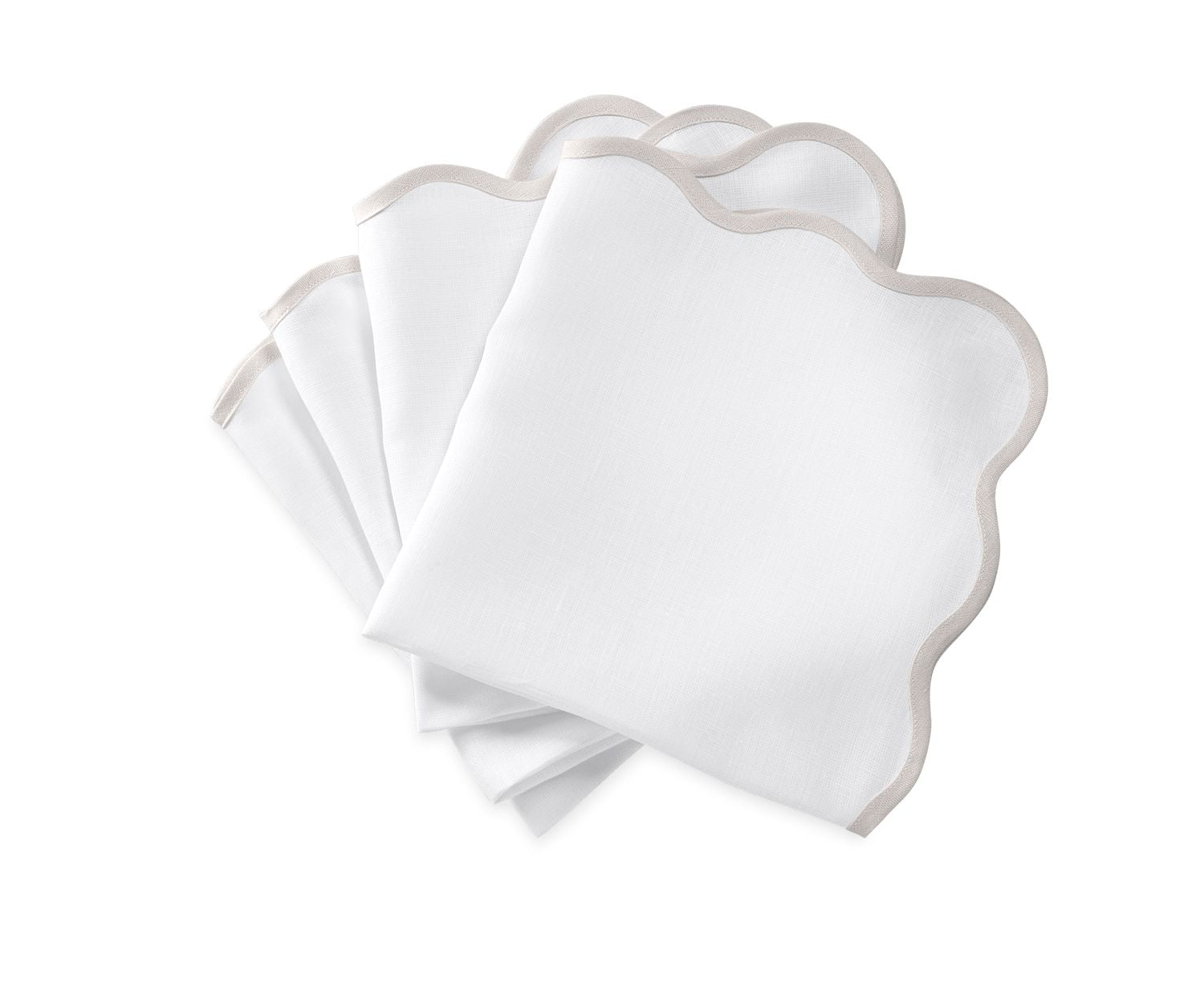 Scallop Edge Napkin - set of 4