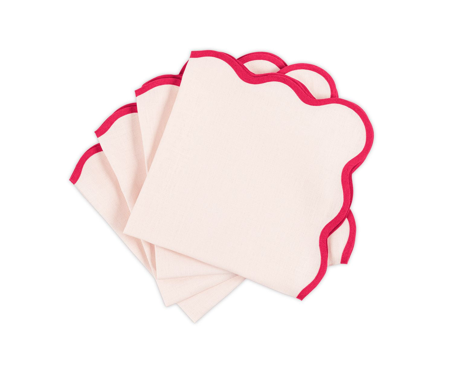 Scallop Edge Napkin - set of 4