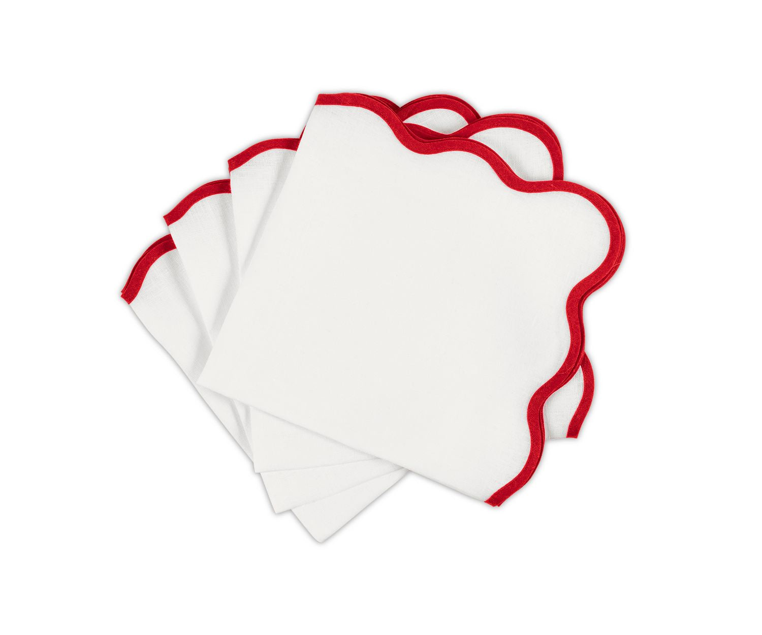 Scallop Edge Napkin - set of 4