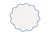 Scallop Edge Placemat - set of 4