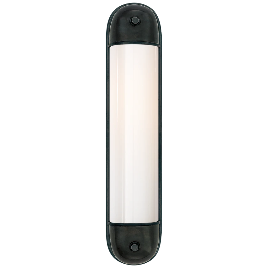 Selecta Long Sconce with White Glass