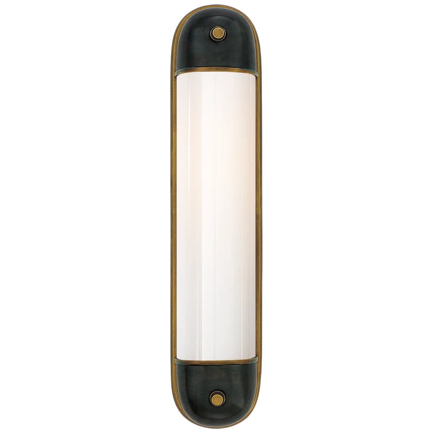 Selecta Long Sconce with White Glass