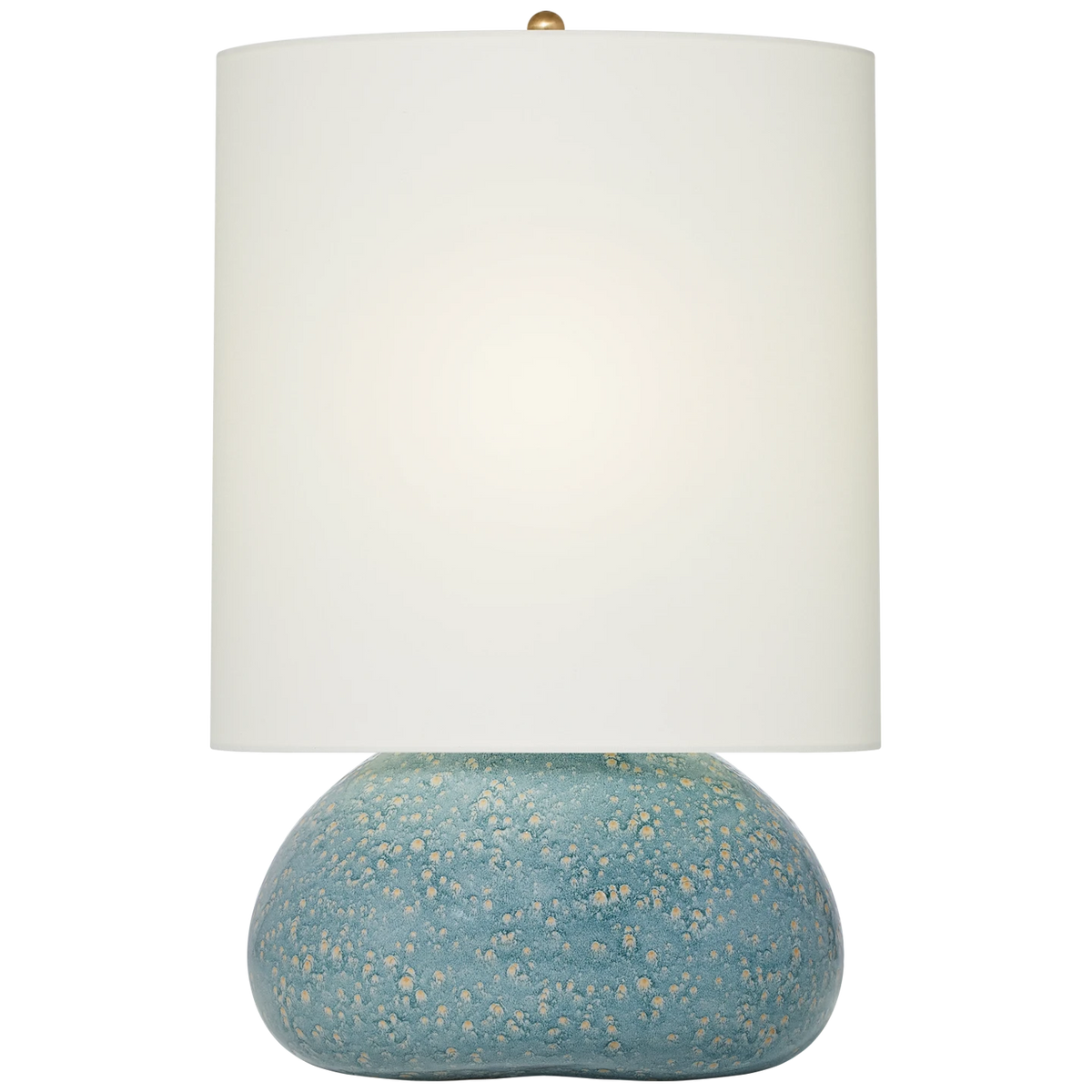 Sumava Medium Table Lamp with Linen Oval Shade