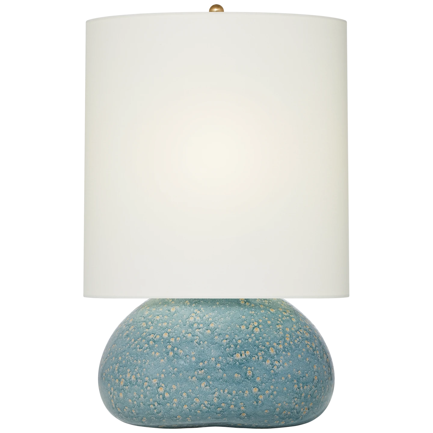Sumava Medium Table Lamp with Linen Oval Shade