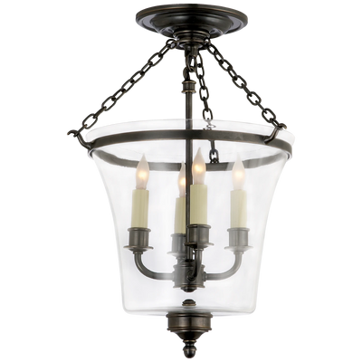 Sussex Semi-Flush Bell Jar