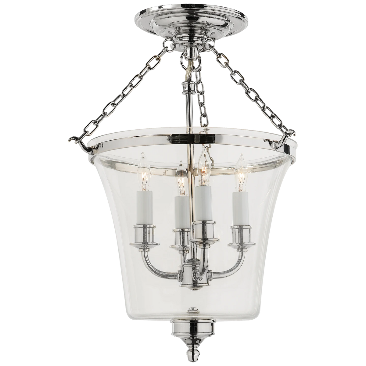 Sussex Semi-Flush Bell Jar