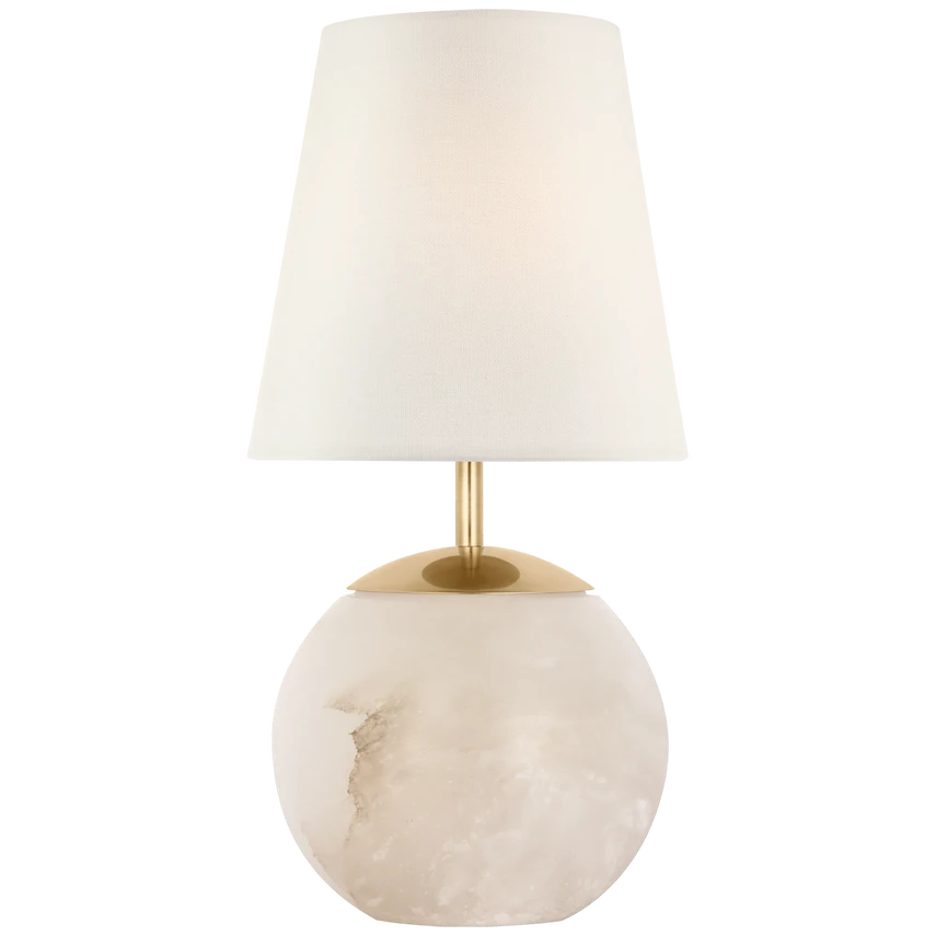 Terri 12" Cordless Accent Lamp with Linen Shade