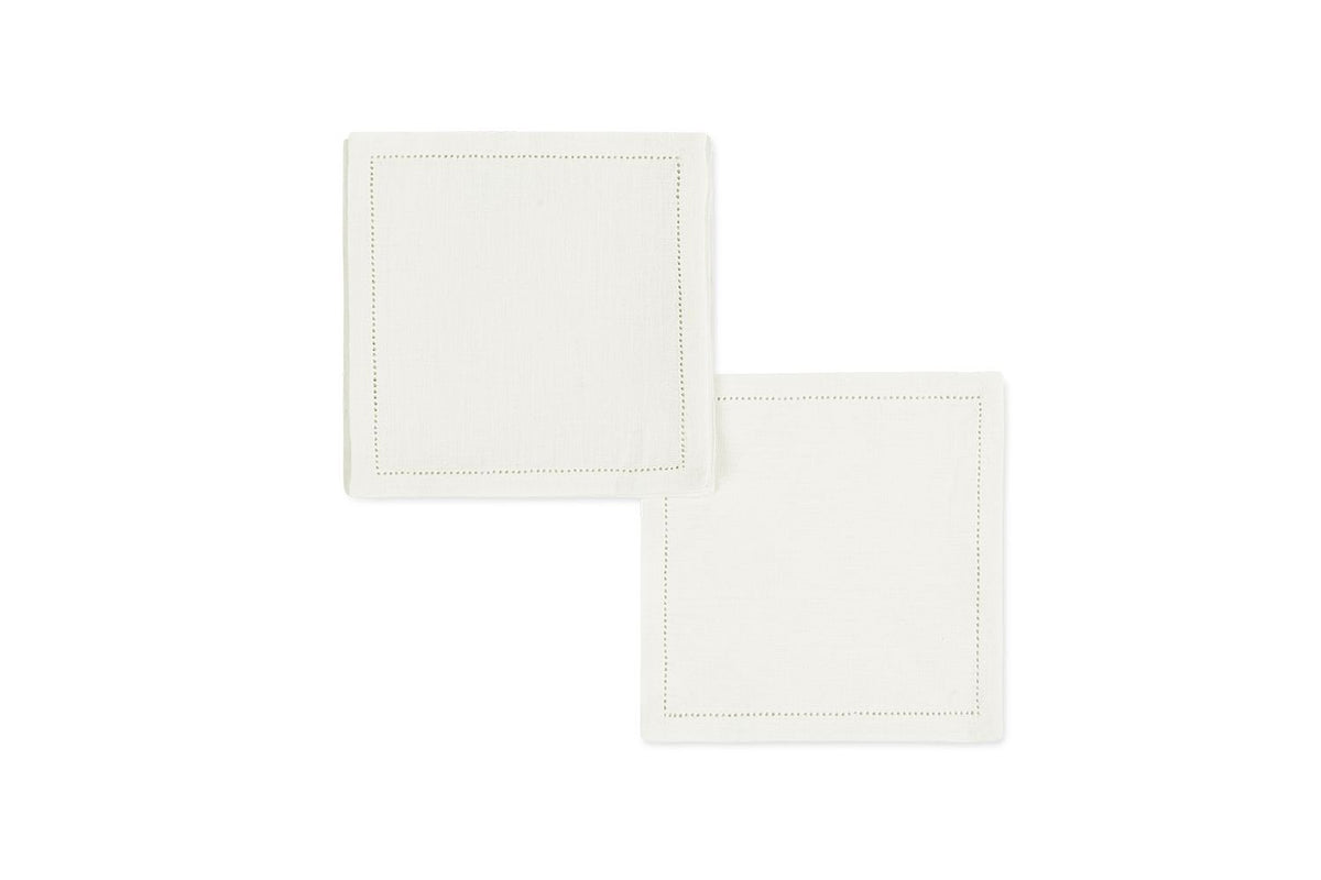 Valentina Hemstitch Cocktail Napkin - set of 4
