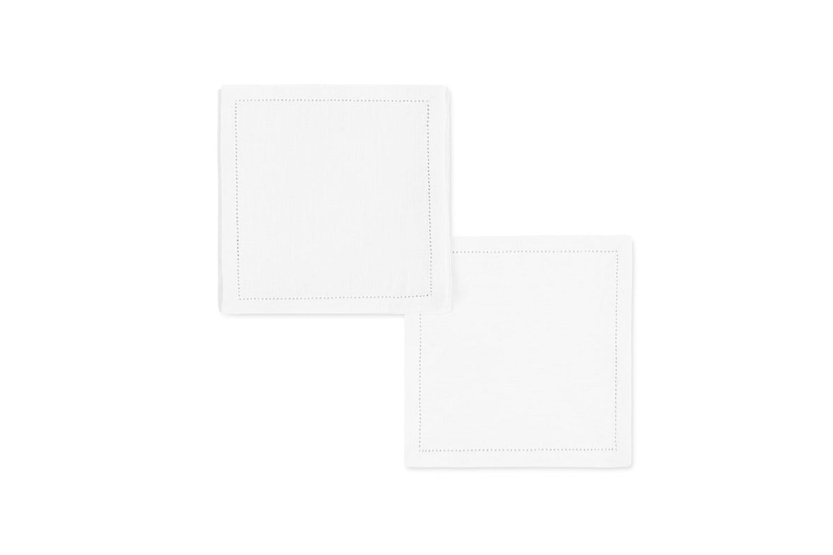 Valentina Hemstitch Cocktail Napkin - set of 4