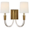 Vivian Double Sconce with Shades