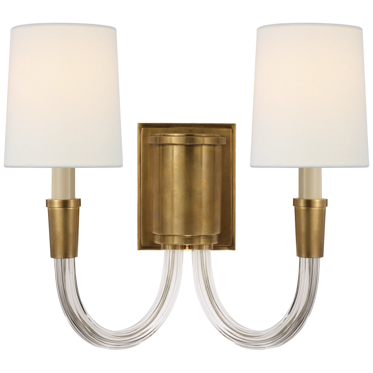 Vivian Double Sconce with Shades