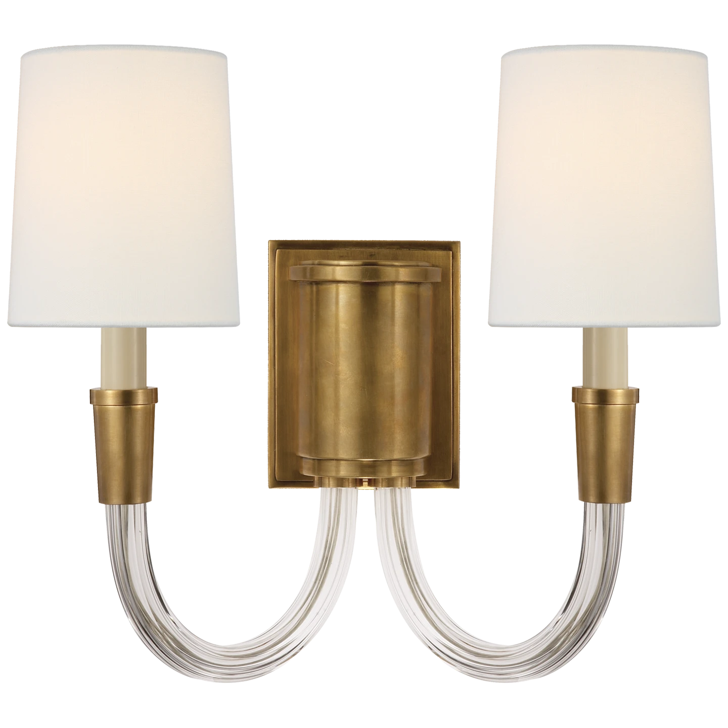 Vivian Double Sconce with Shades