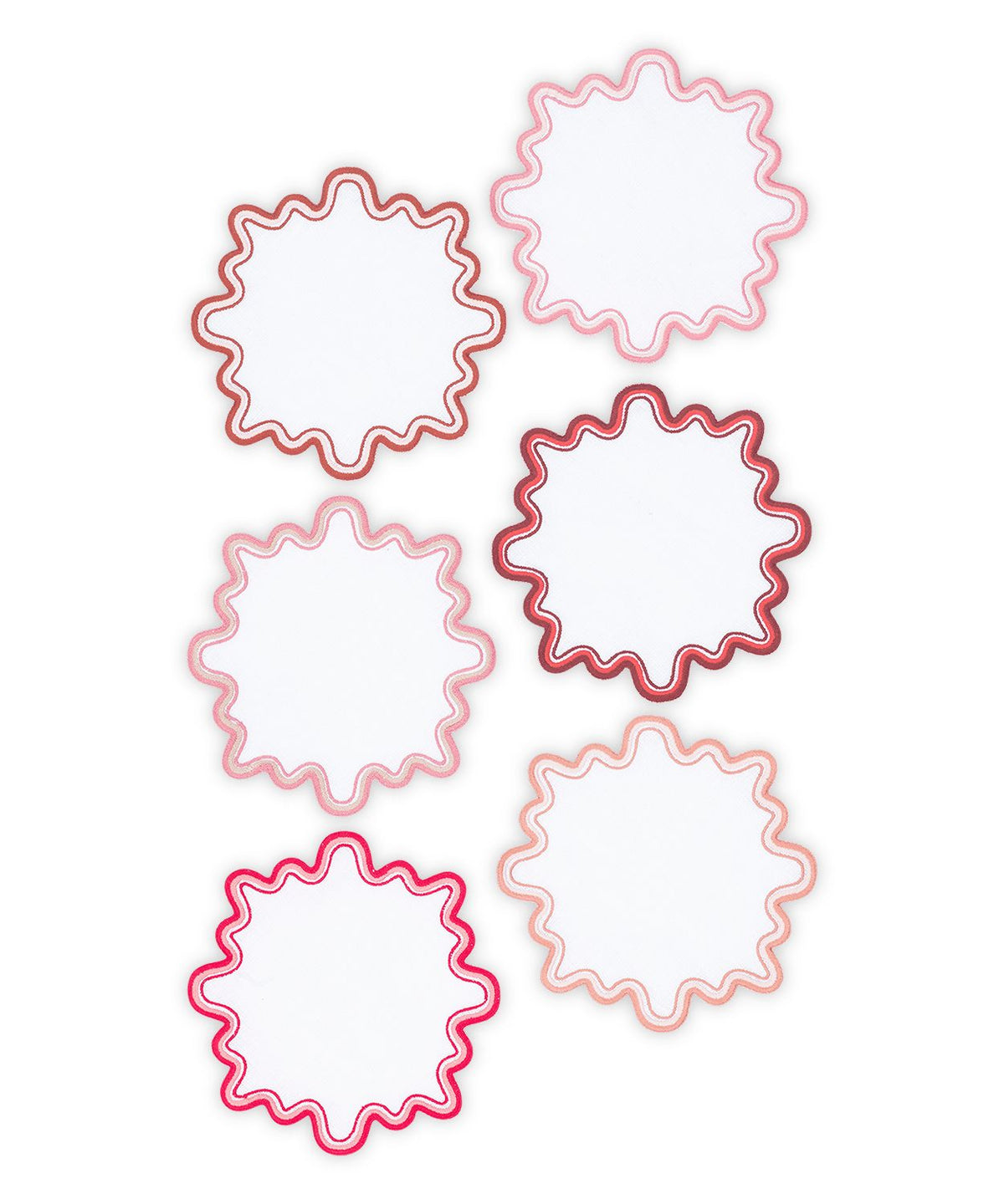 Wave Cocktail Napkin - set of 6