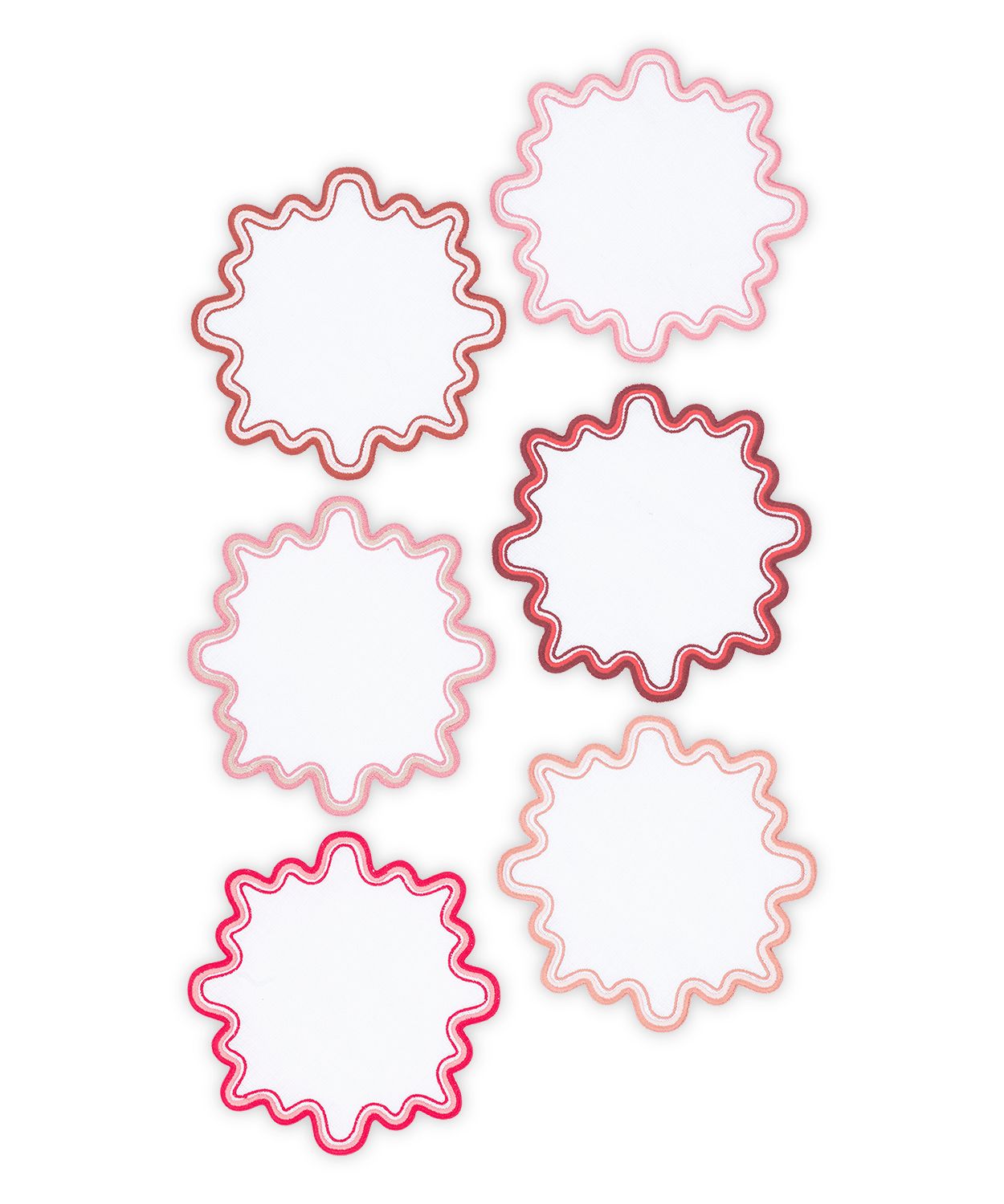 Wave Cocktail Napkin - set of 6