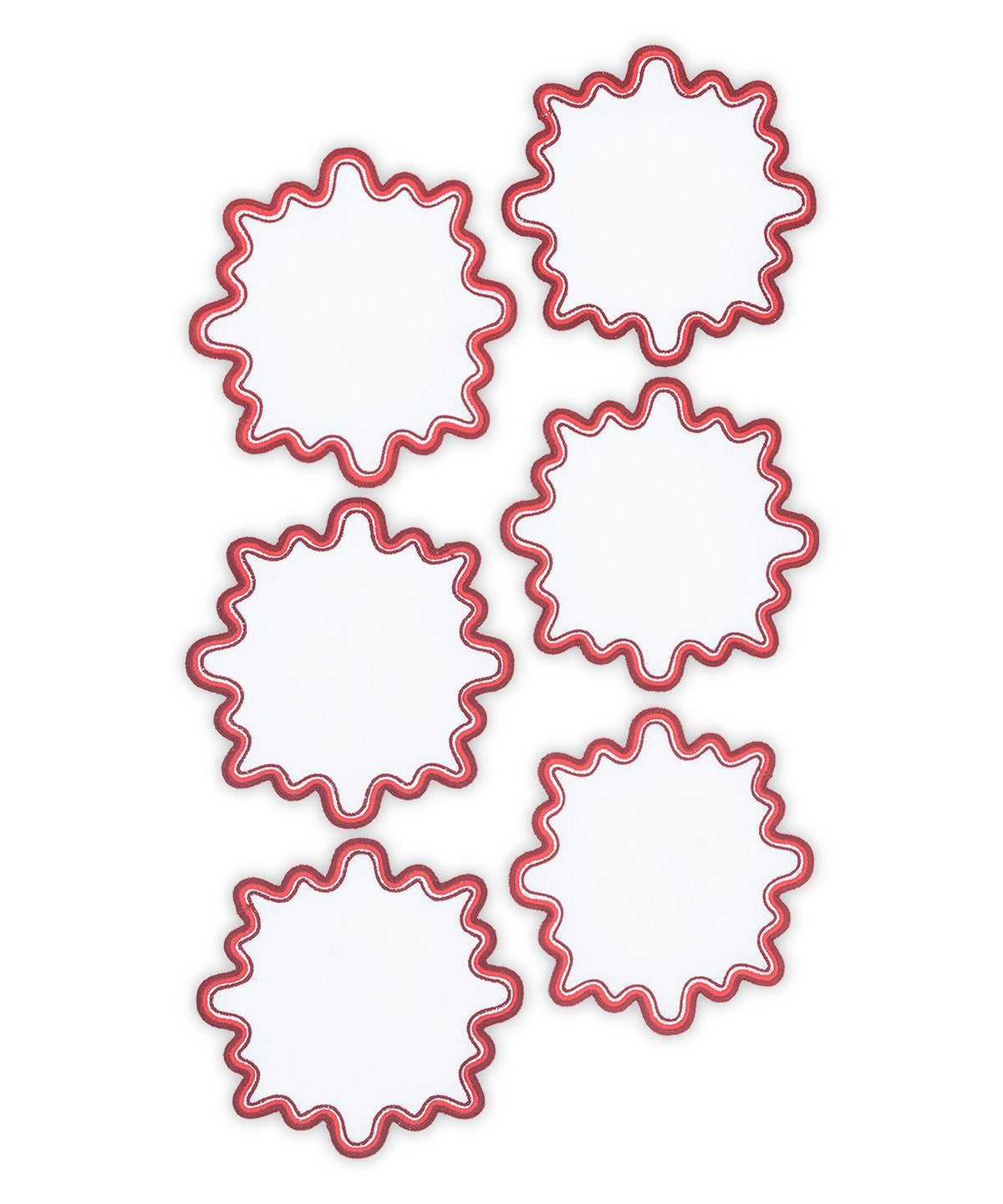 Wave Cocktail Napkin - set of 6