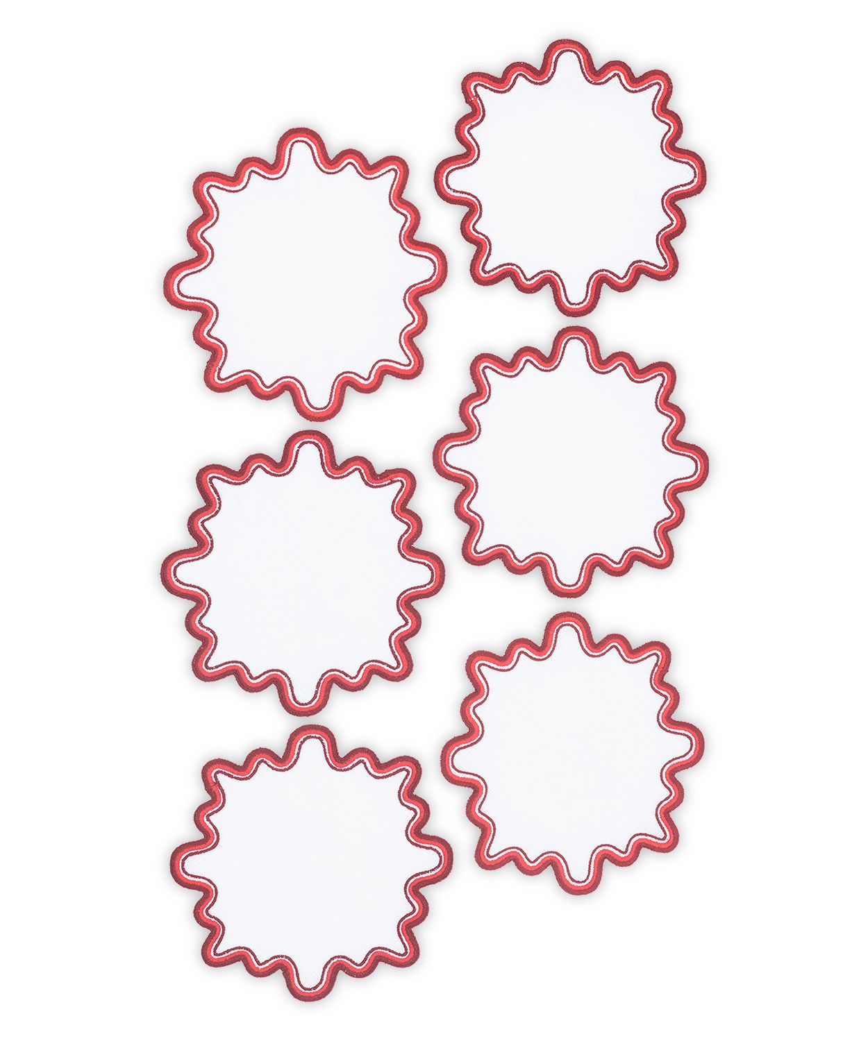 Wave Cocktail Napkin - set of 6