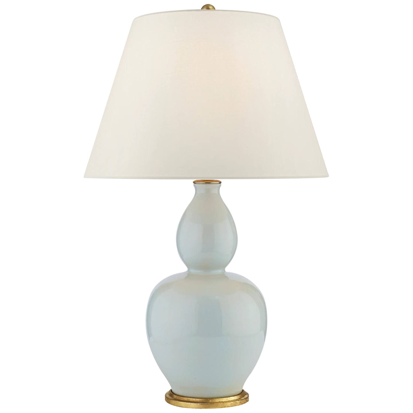Yue Double Gourd Table Lamp with Natural Paper Shade
