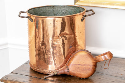 Copper Fire Bucket and Bellow - Salisbury & Manus