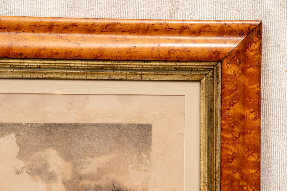 ENGLISH COLORED PRINT- HUNT SCENE "THE DEATH" 19THC - Salisbury & Manus