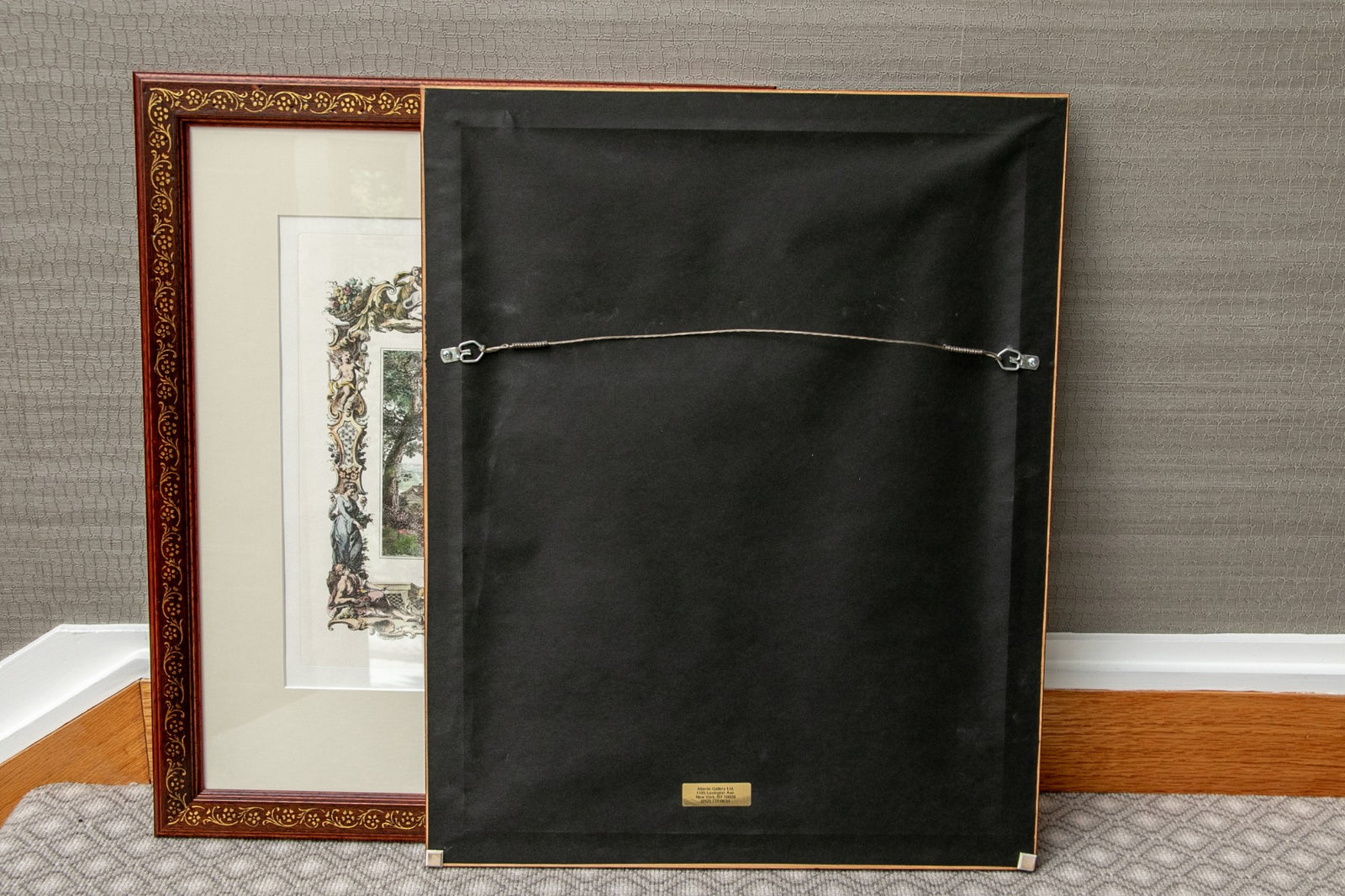 Pair of Italian Hand Colored Prints in Custom Frames - Salisbury & Manus