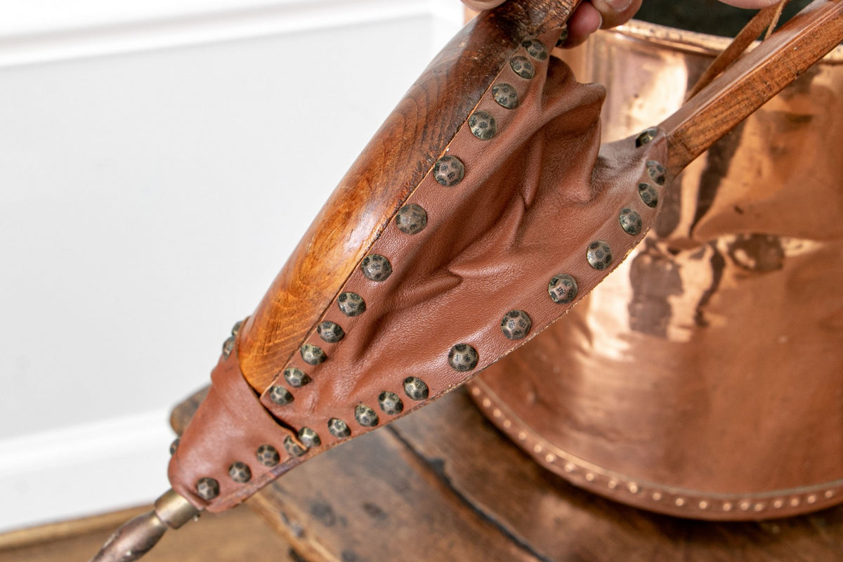 Copper Fire Bucket and Bellow - Salisbury & Manus