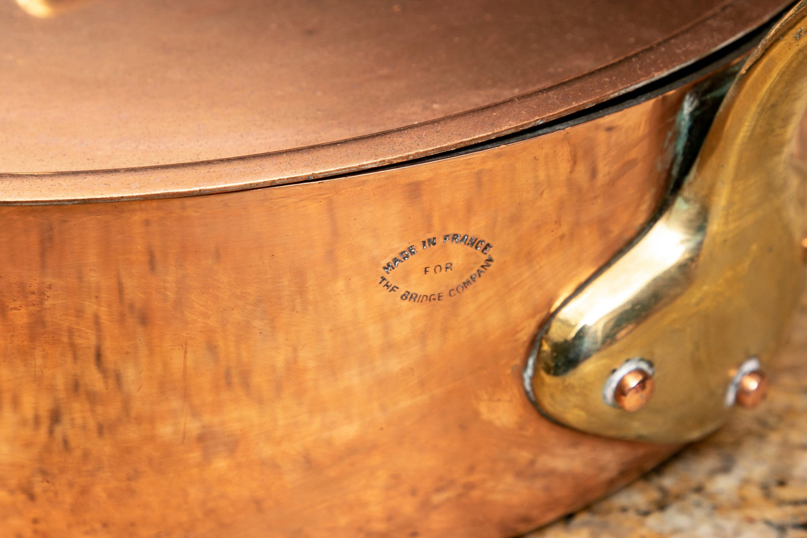 Vintage Copper Skillet with Lid - Salisbury & Manus