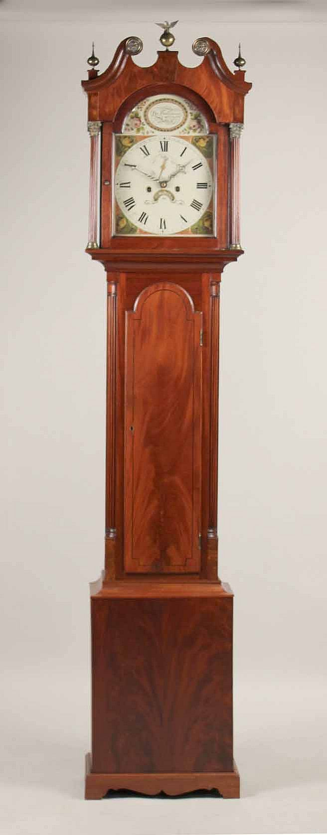 Early 19th Century American Tall Case Clock - Salisbury & Manus