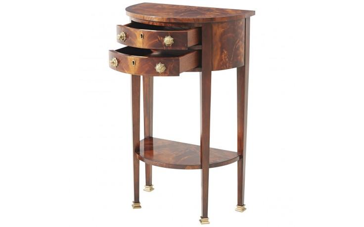 A Demi Lune Side Table - Salisbury & Manus