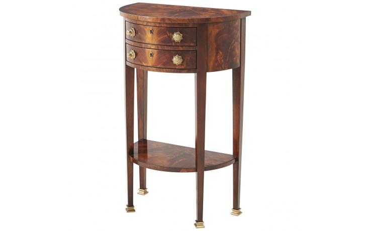 A Demi Lune Side Table - Salisbury & Manus
