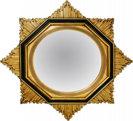 A Regency Style ebony and giltwood mirror - Salisbury & Manus