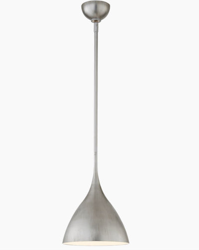 AGNES SMALL PENDANT - BURNISHED SILVER LEAF