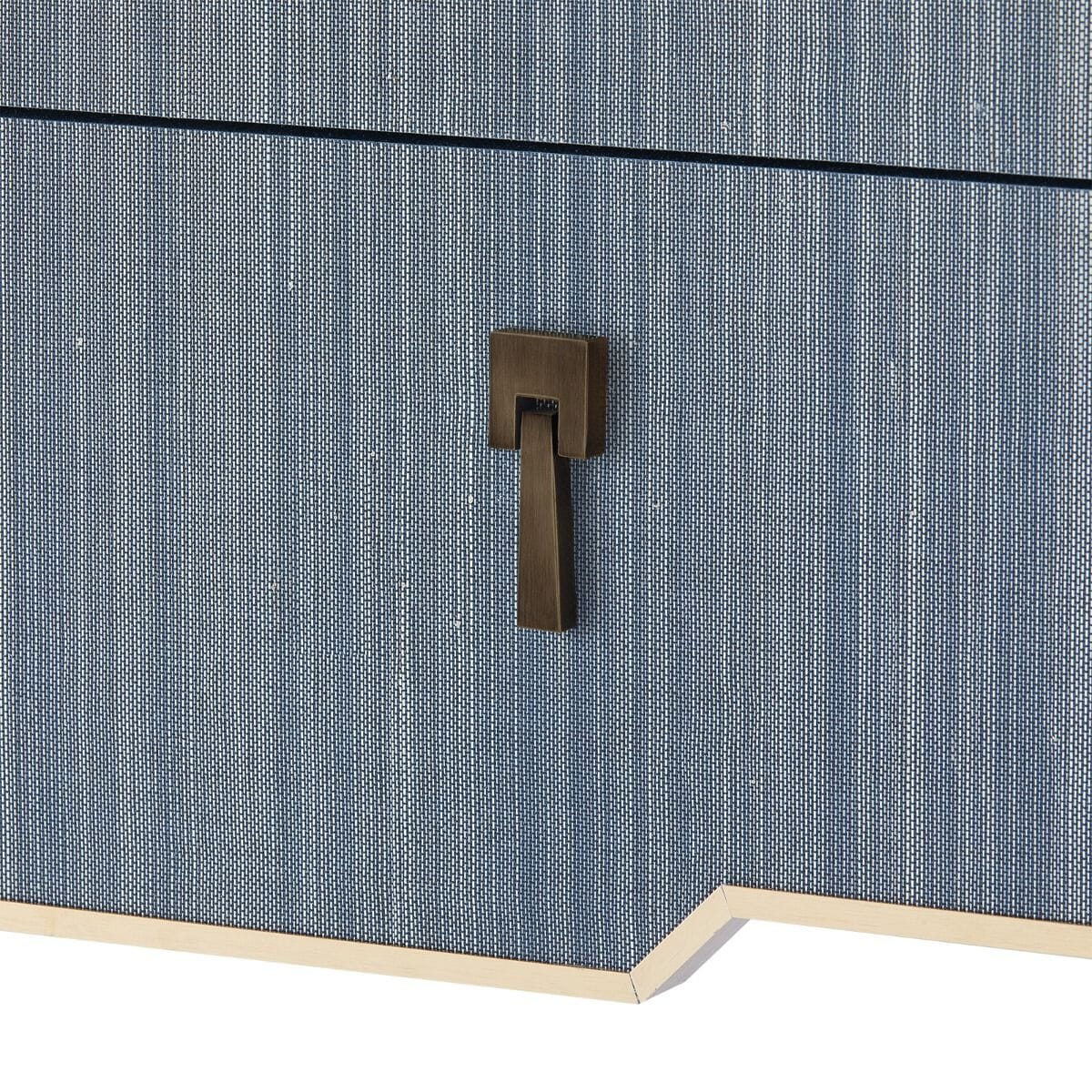 ALEXANDER 1-DRAWER SIDE TABLE, COLONIAL BLUE SHIMMER