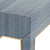 ALEXANDER 1-DRAWER SIDE TABLE, COLONIAL BLUE SHIMMER