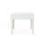 ALEXANDER 1-DRAWER SIDE TABLE, PLATINUM SHIMMER