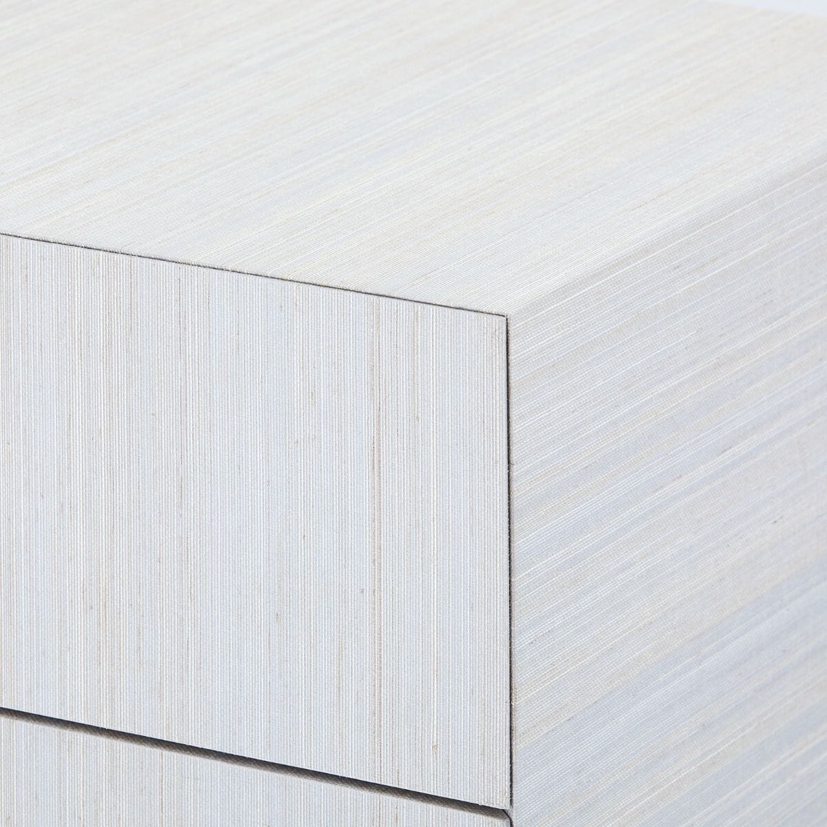 ALEXANDER 3-DRAWER SIDE TABLE, PLATINUM SHIMMER