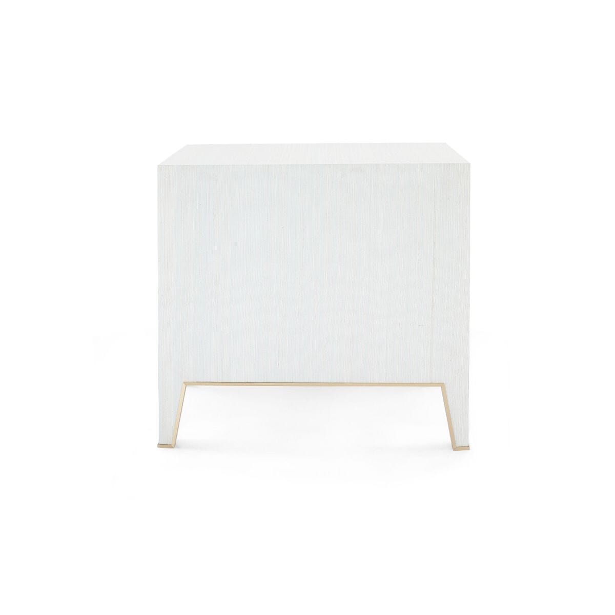 ALEXANDER 3-DRAWER SIDE TABLE, PLATINUM SHIMMER