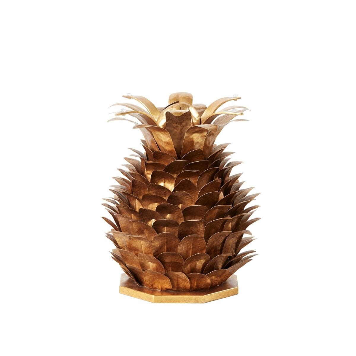 ANANAS SIDE COCKTAIL TABLE BASE, GOLD LEAF