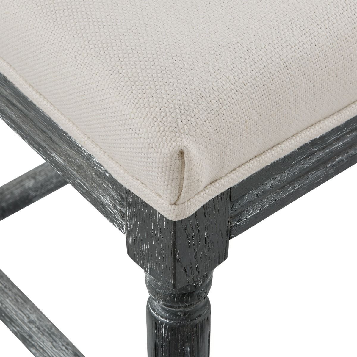 ANNETTE COUNTER STOOL, GRAY - Salisbury & Manus
