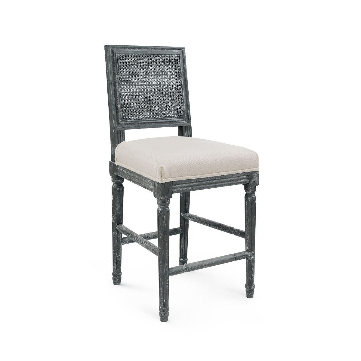 ANNETTE COUNTER STOOL, GRAY - Salisbury & Manus