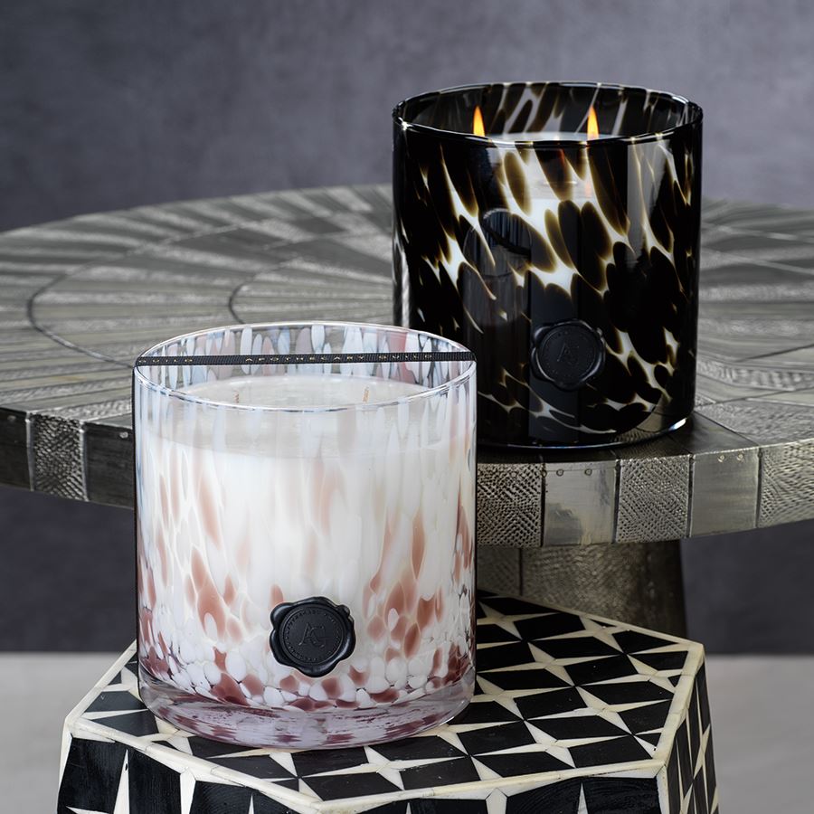 Black Fig Apothecary Guild Opal Glass Three-Wick Candle Jar - Salisbury & Manus