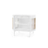 ARIA 1-DRAWER SIDE TABLE, VANILLA