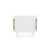 ARIA 1-DRAWER SIDE TABLE, VANILLA