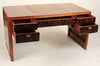 Art Deco Leather-Inset Walnut Writing Desk - Salisbury & Manus