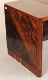 Art Deco Leather-Inset Walnut Writing Desk - Salisbury & Manus